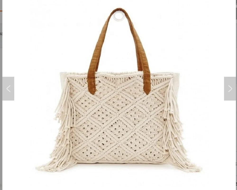 Macrame Ladies Bag Style 3 (#2117),Macramé Ladies Handbag Buy O