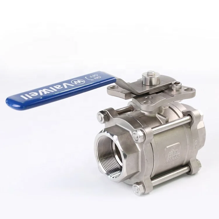 CF8M 1000 wog Thread Stainless Steel Ball Valve