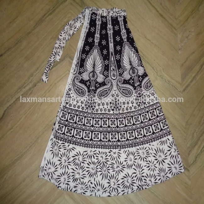 Guru-Shop Gonna A Bavaglino Hippie In Cotone – Abito Con Spalline E Tasche, Lungo E Versatile