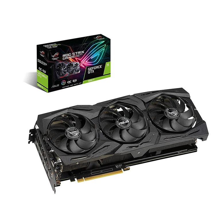 พัดลม Asus Dual Gtx 1660ti ใช้ Asus NVIDIA ROG Strix GTX1660TI O6G