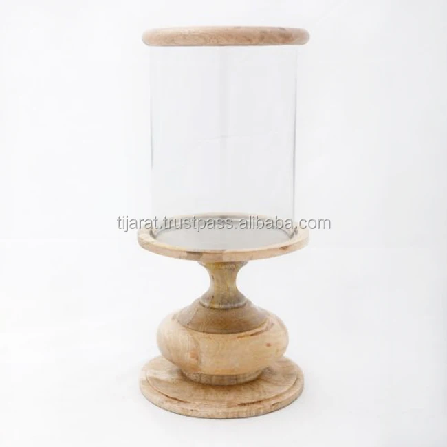 Деревянные ураган домашний Декор деревянный подсвечник