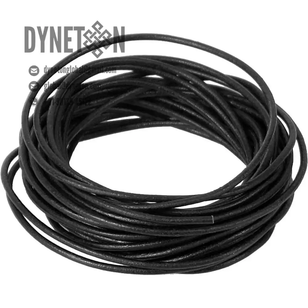 2.5mm Round Leather Cord - Dyneton Global
