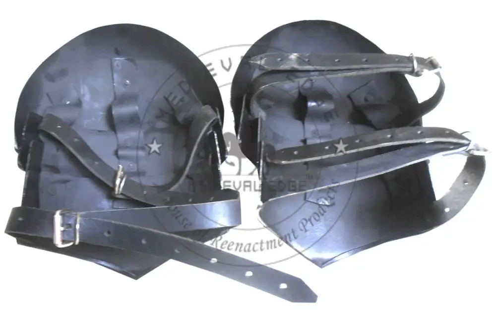 Medieval Pauldron Set Pair Plate Armor Carbon Steel Real Adult Size ...