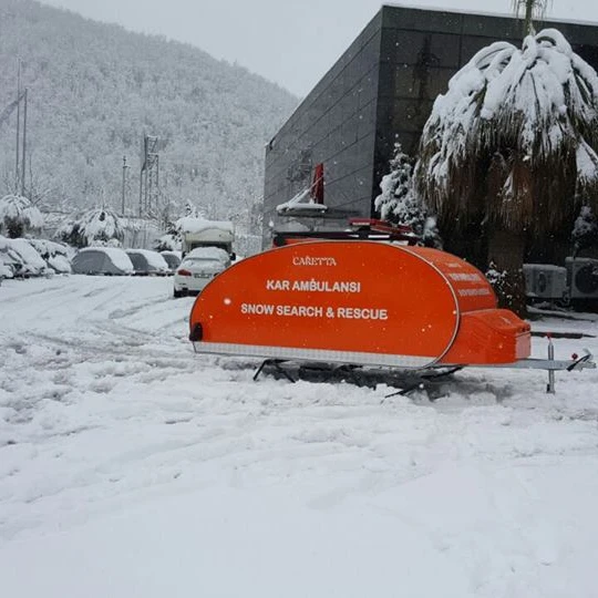 Caretta Snow Ambulance Search And Rescue Snowmobile For Sale Max Red