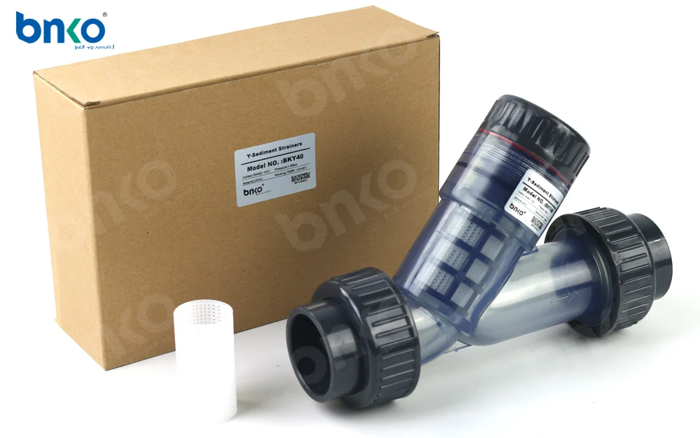 High Quality Y Type Pvc Plastic Transparent Filter Strainer For Water