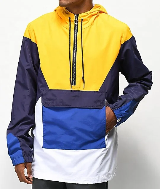 windbreaker with pouch