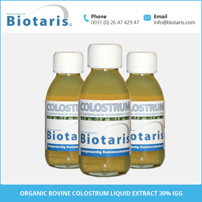 
 Healthcare Supplement 30% IgG Contained Bovine Colostrum Liquid Extract  