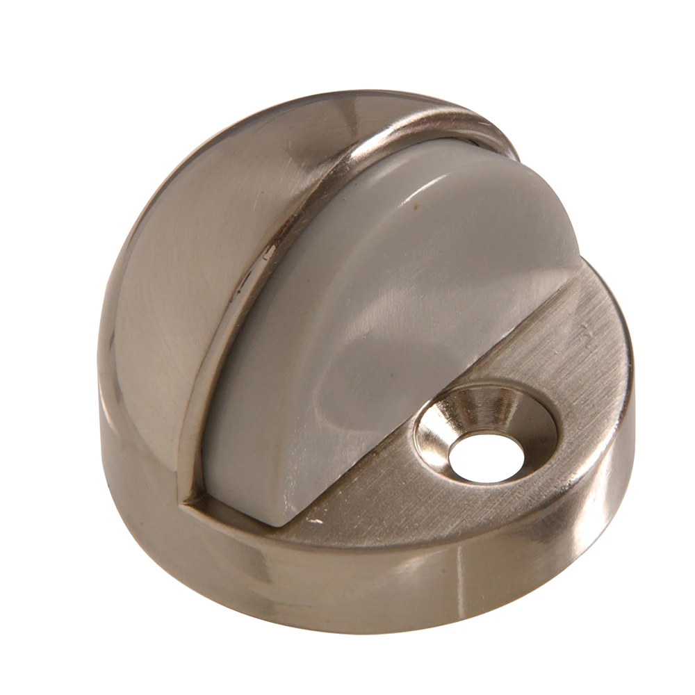 Hotel Dome Shaped Floor Mounted Metal Rubber Door Stopper