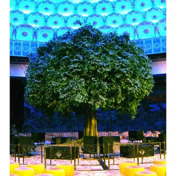Wholesale Artificial Bodhi Banyan Tree Bonsai Leaf Plant Tree