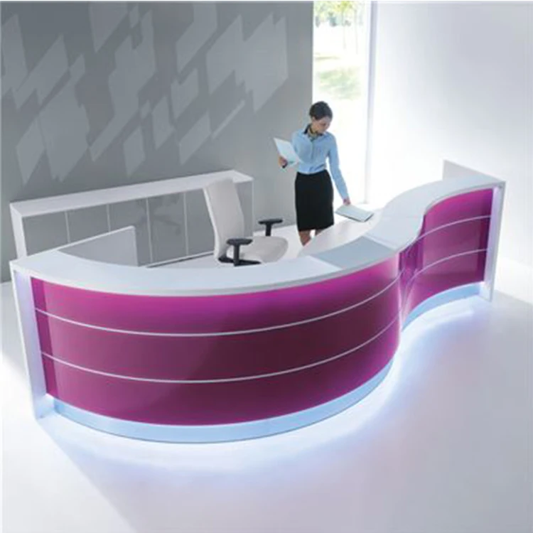 High End Europe Style Simple Design Durable Reception Desk Office ...