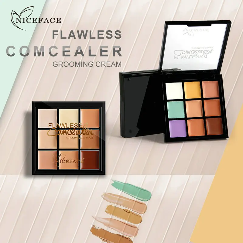 NICEFACE лидер продаж личная торговая марка консилер индивидуальный макияж поставщик палитра натуральных консилеров