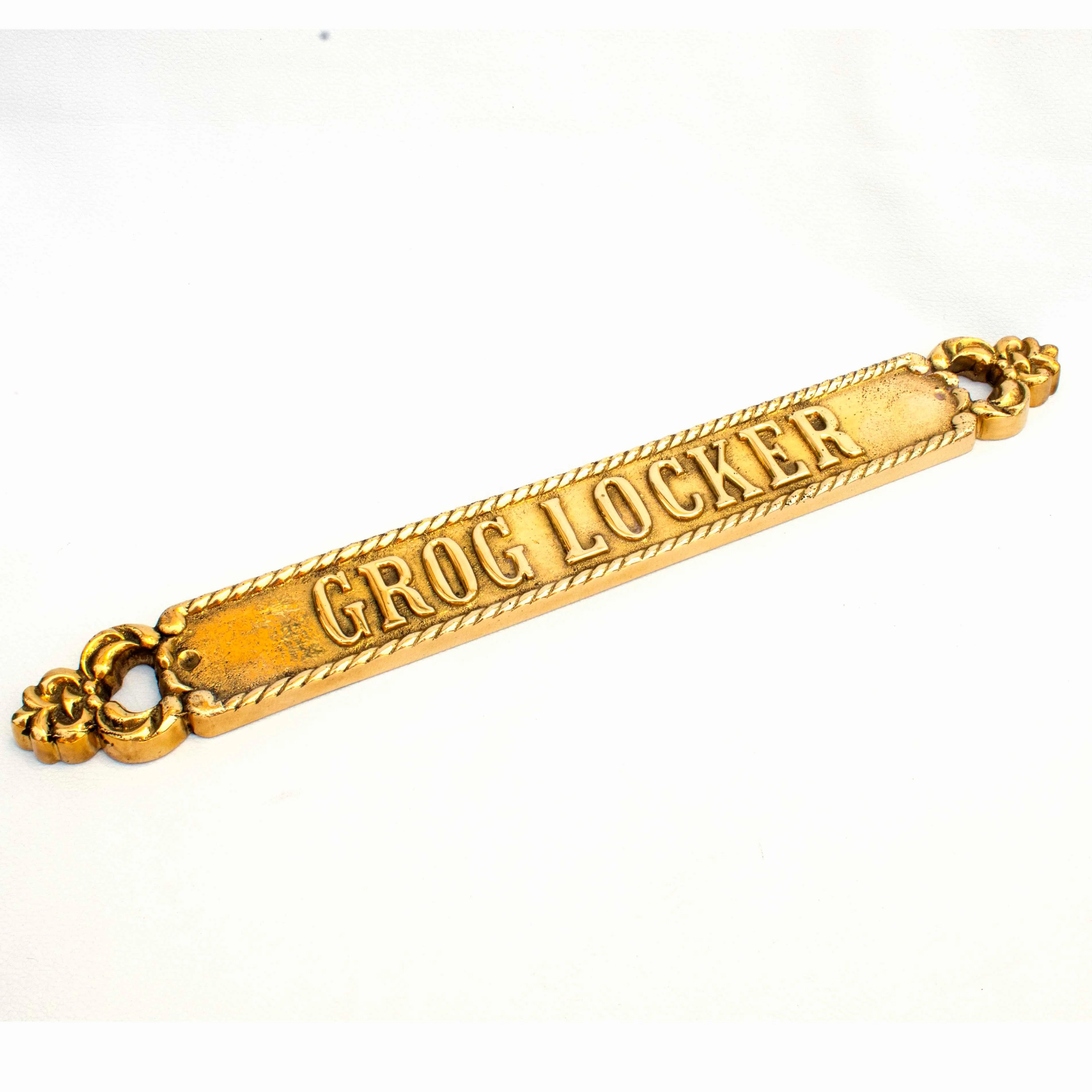 Lettre laiton polie doré 5cm pour immatriculation du bateau FS - Equipement bateau - H2R Equipements