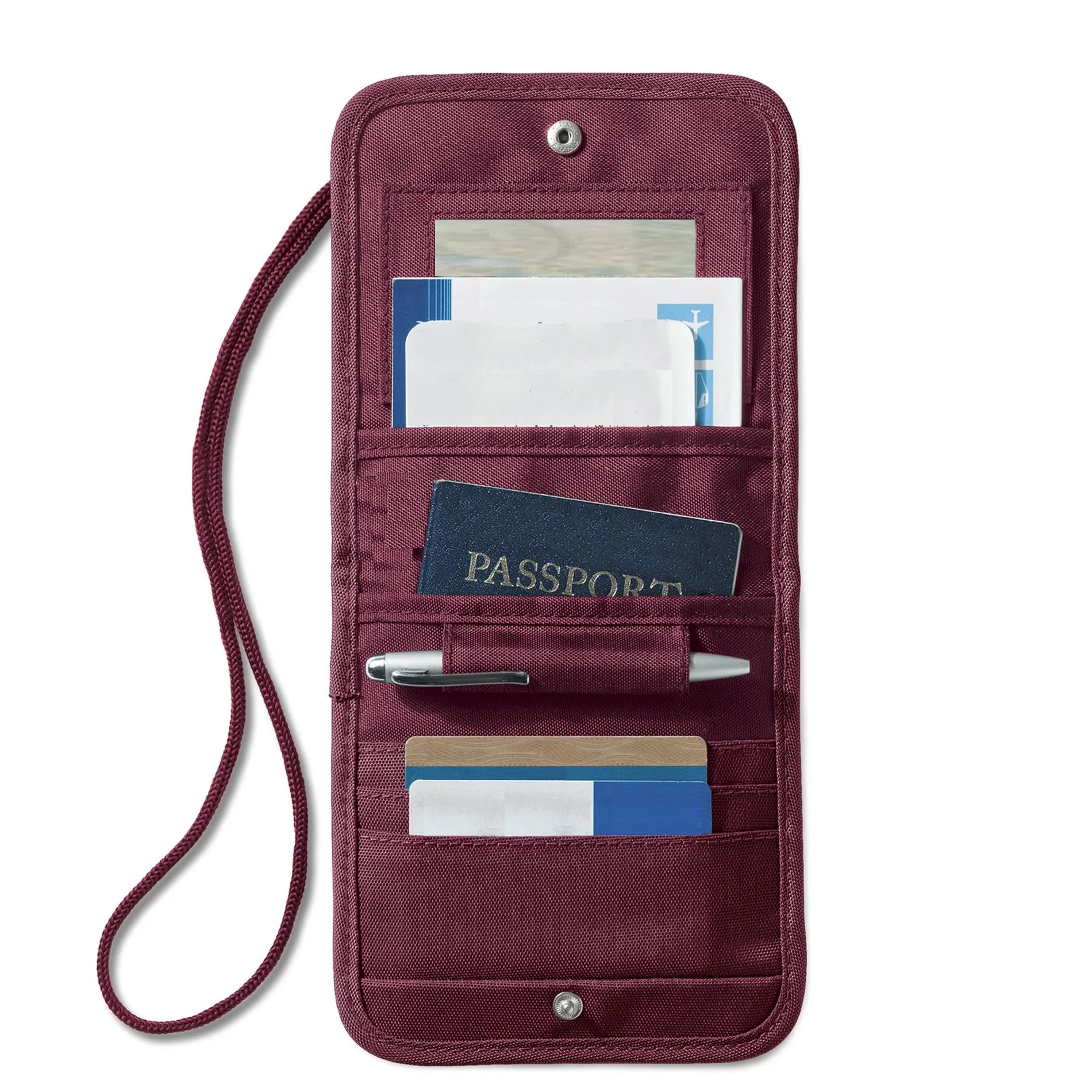 ADORA Brown Multifunctional Travel Wallet