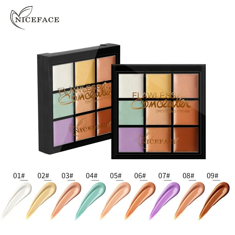 NICEFACE лидер продаж личная торговая марка консилер индивидуальный макияж поставщик палитра натуральных консилеров