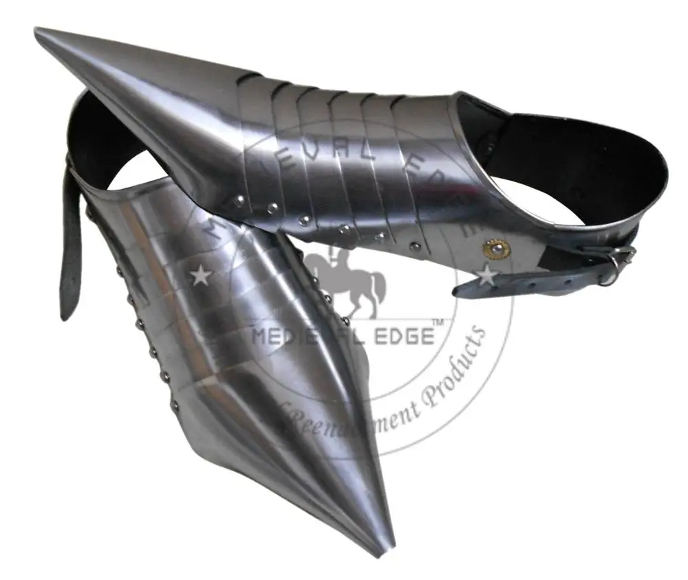 Medieval Steel Shoes Gothic Knight Costume 