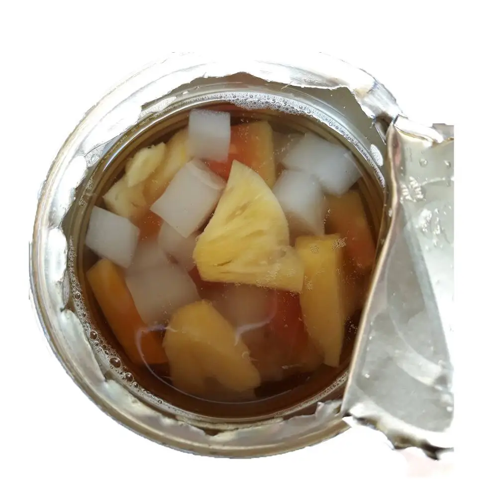 Canned Tropical Fruit Cocktail/ Mixed Fruits Nata de Coco in Light
