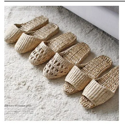 Handmade Water Hyacinth Slipper for Relaxing Life