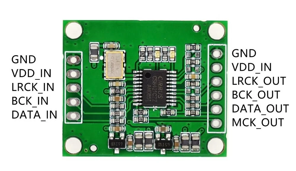 Taidacent I2S MCLK CS8421 Module for Raspberry Pi - IIS 400 Error Support