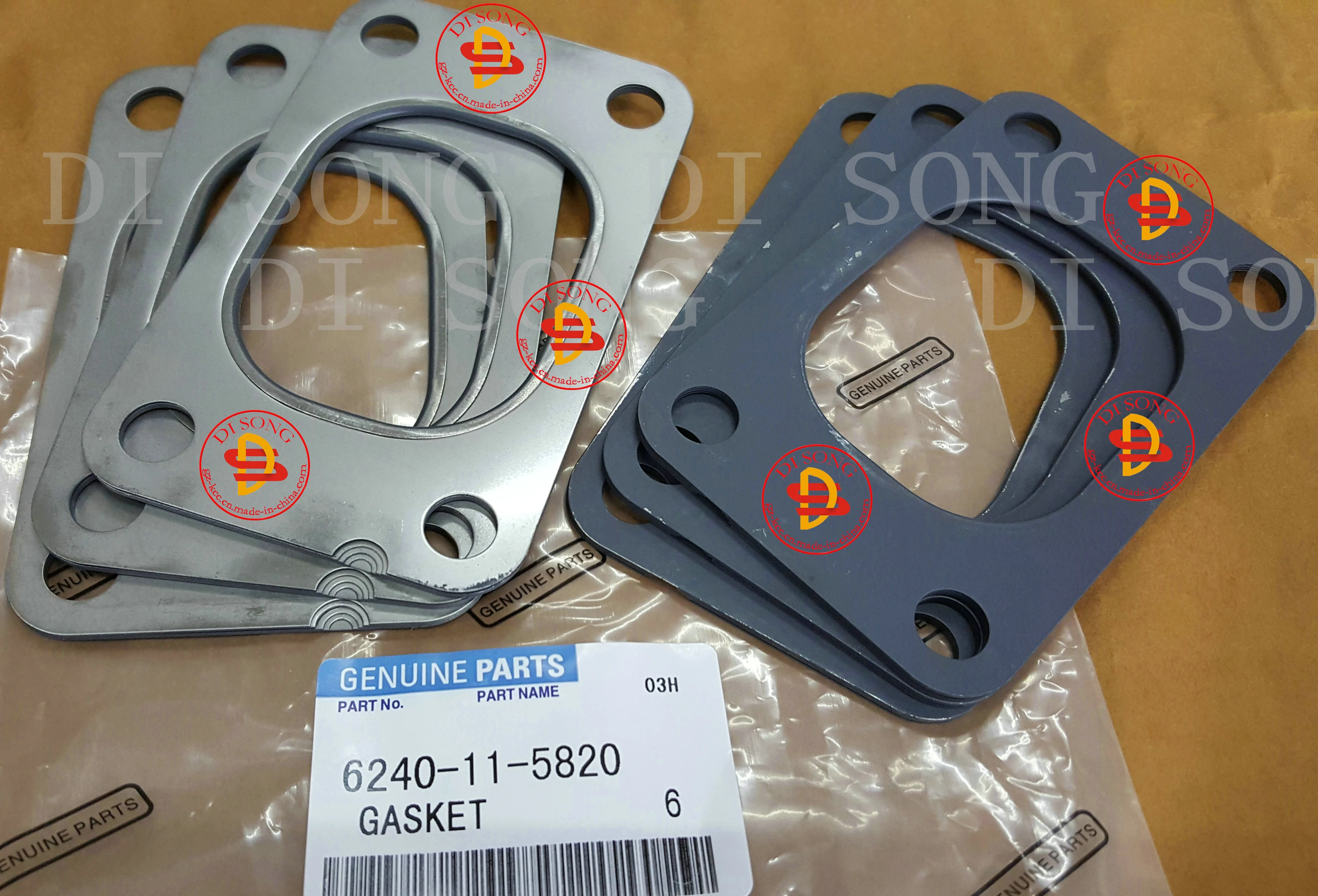 TURBOCHARGER GASKET 6240-11-5920エンジンSAA6D170E-3掘削機用