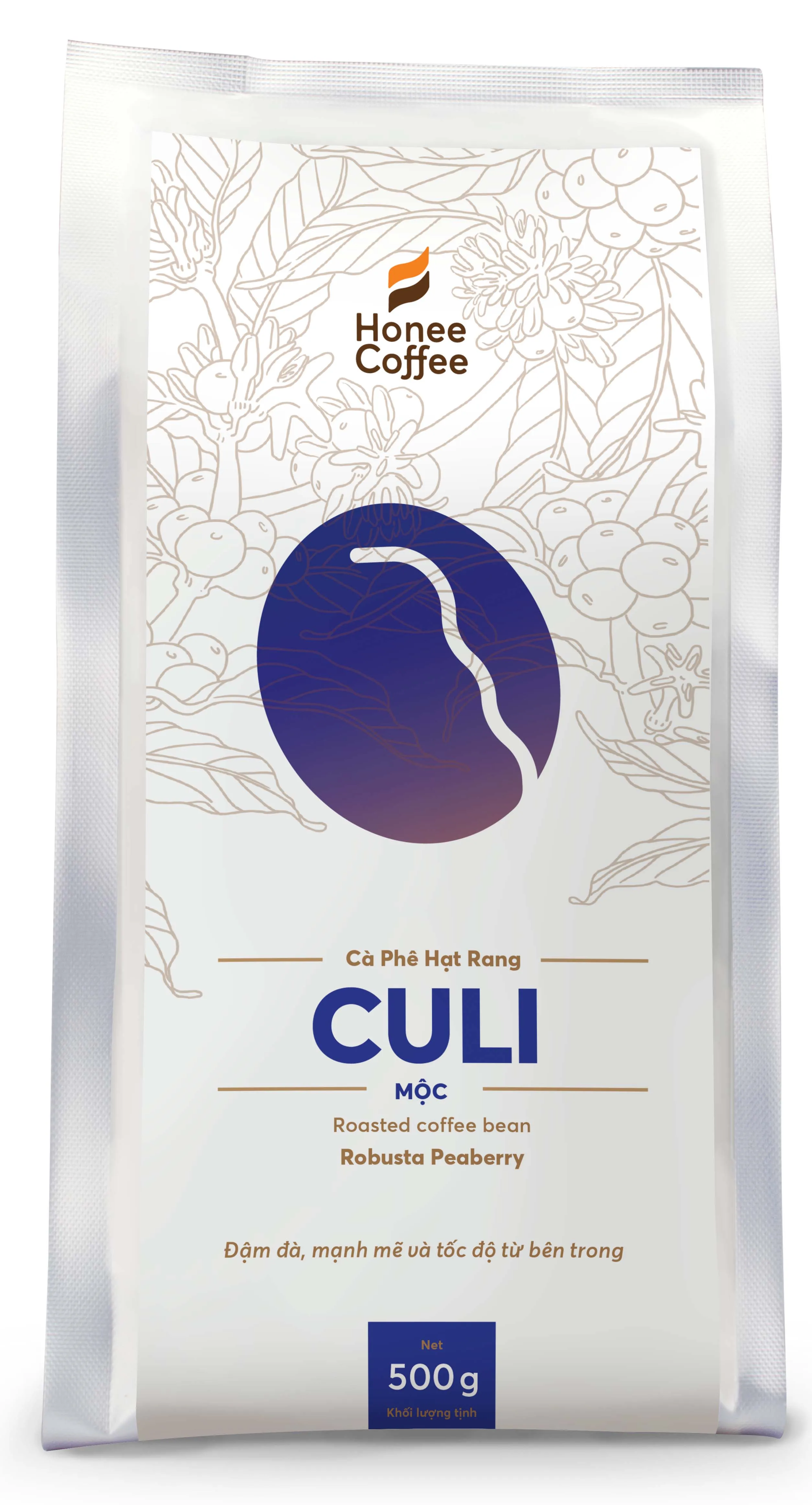 
 Жареные кофейные зерна peaberry Honee  