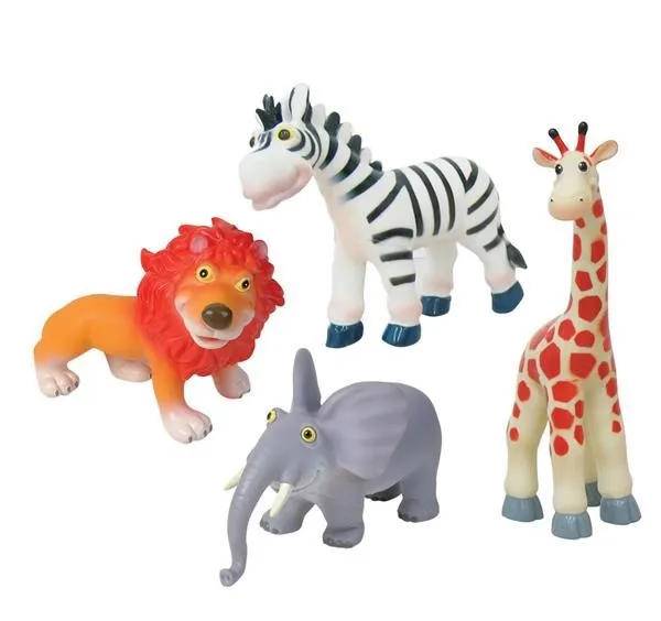 safari animal bath toys