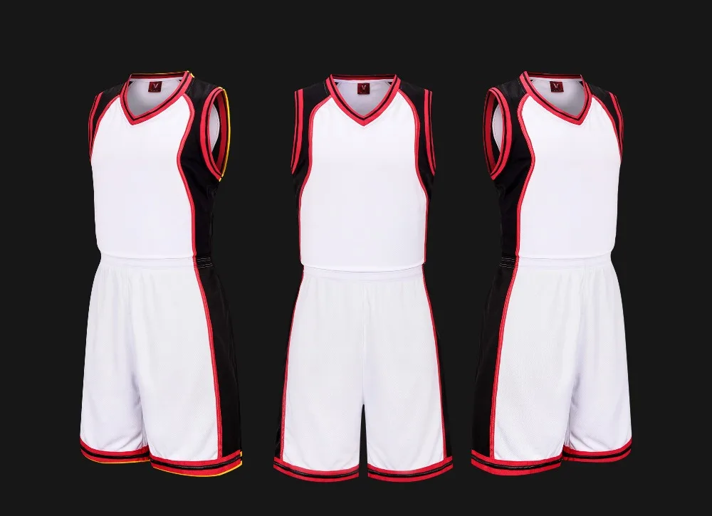 Compra Rojo uniforme del baloncesto online al por mayor de