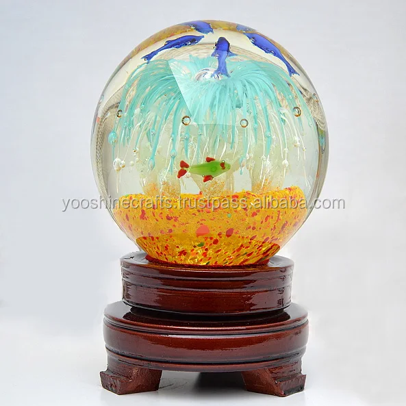 G008 Round Glass Ball Glass Crafts Luminous Glass Ball 13cm Sea Glass Ball Decorative Glass Balls Sea Fish Glass Balls Buy Decoration Crystal Ball Luminous Glass Ball Decorative Glass Balls Product On Alibaba Com