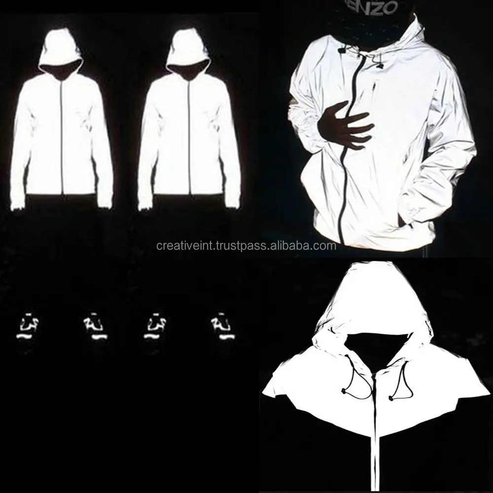 nike reflective windbreaker men's