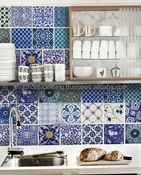 Kitchen Decor Tiles Ideas Jaipur Blue Pottery Tiles Buy Kitchen Decor Tiles Ideas Jaipur Blue Pottery Tiles Home Decor Interior Tiles Moduler Kitchen Tiles Blue Pottery Product On Alibaba Com