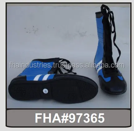 Боксерская обувь/длинная/полу/борьба/боевое искусство/фабрика/поставщик обуви из Sialkot пакистан FHA INDUSTRIES