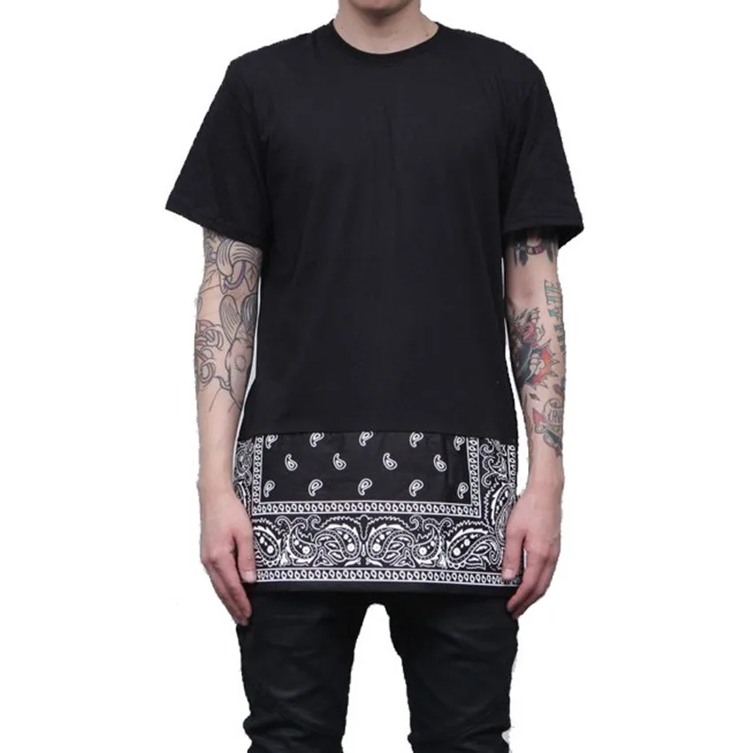 Black bandana printed shirt | online | vestirio XL