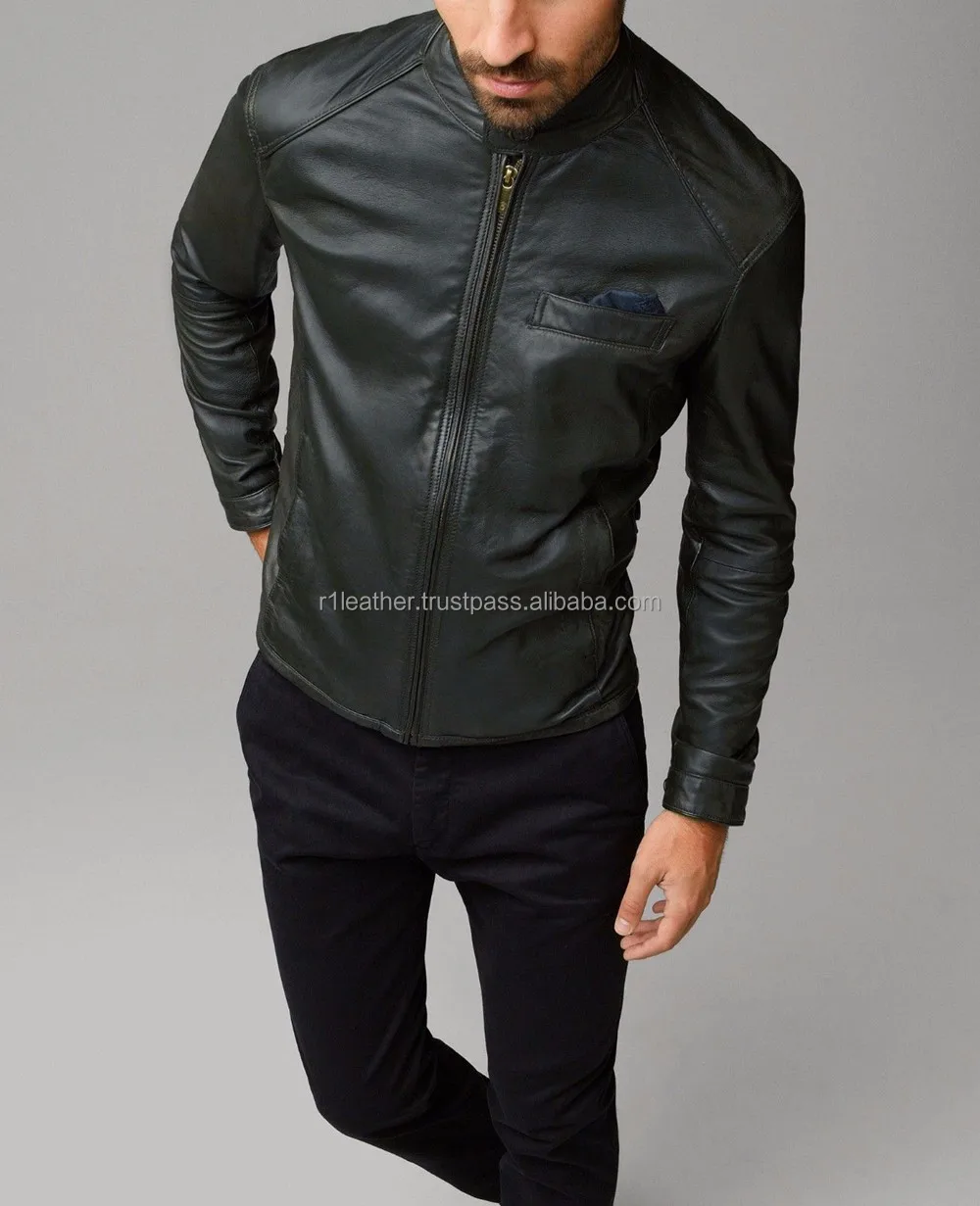 2016 New Design Leather Jacket With 