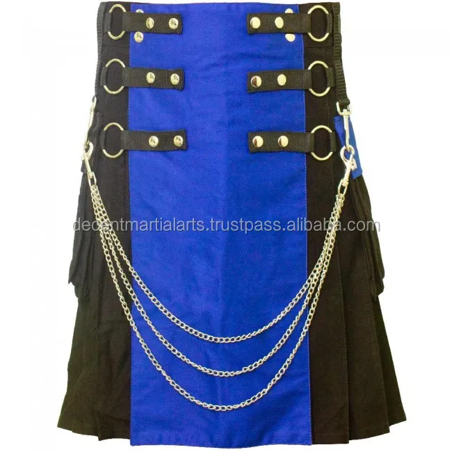 Black and blue kilt Clearance