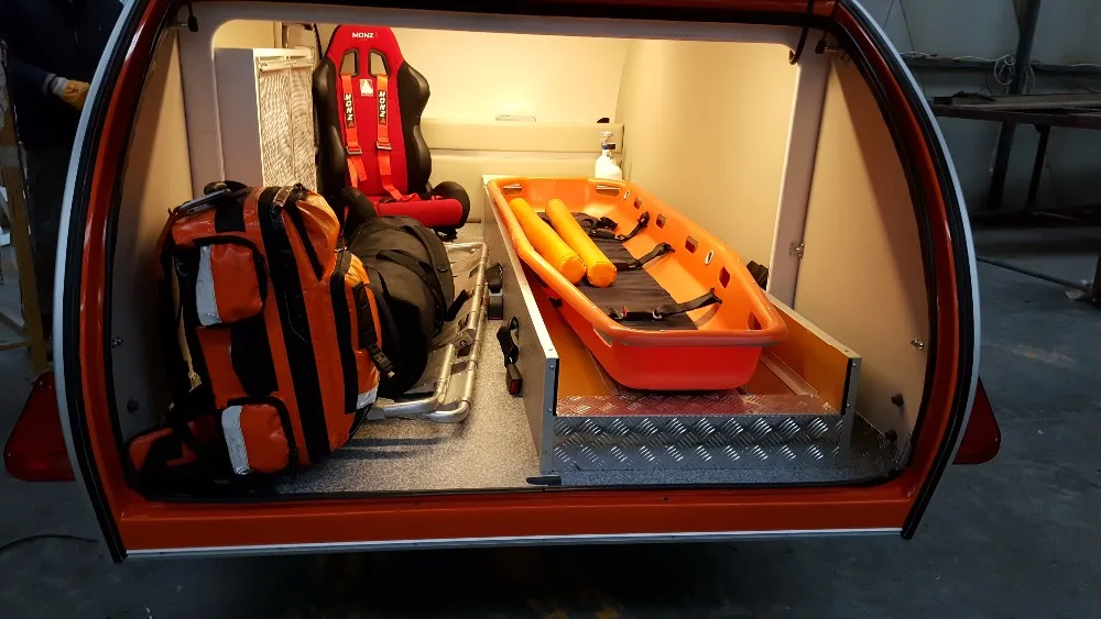 Caretta Snow Ambulance Search And Rescue Snowmobile For Sale Max Red