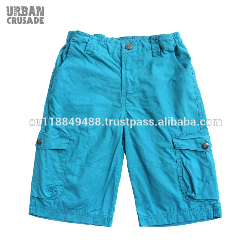 
 Высокое качество цвет увядает доказательство стильный боковой шов карманы бермуды шорты  