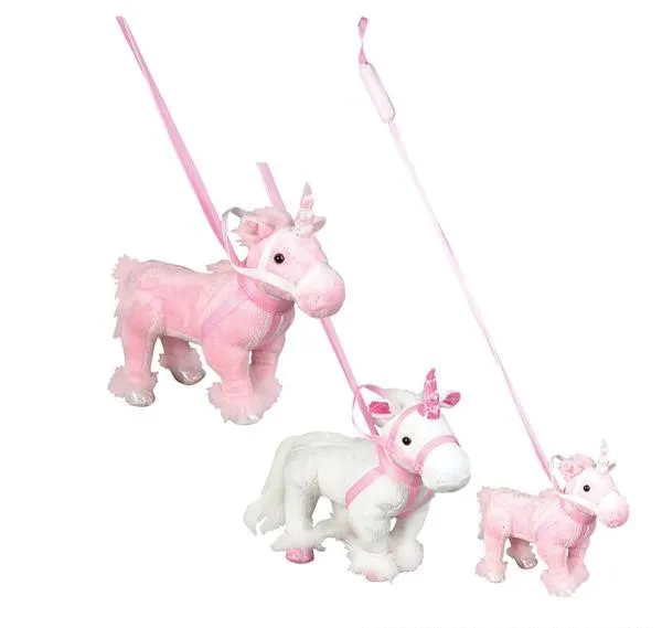 unicorn on leash toy