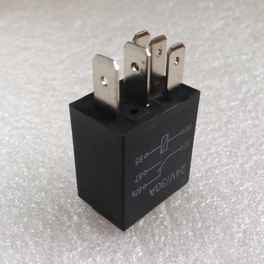 New 12v 24v30a Pump Relay Violet Automotive Relay 5 Pin