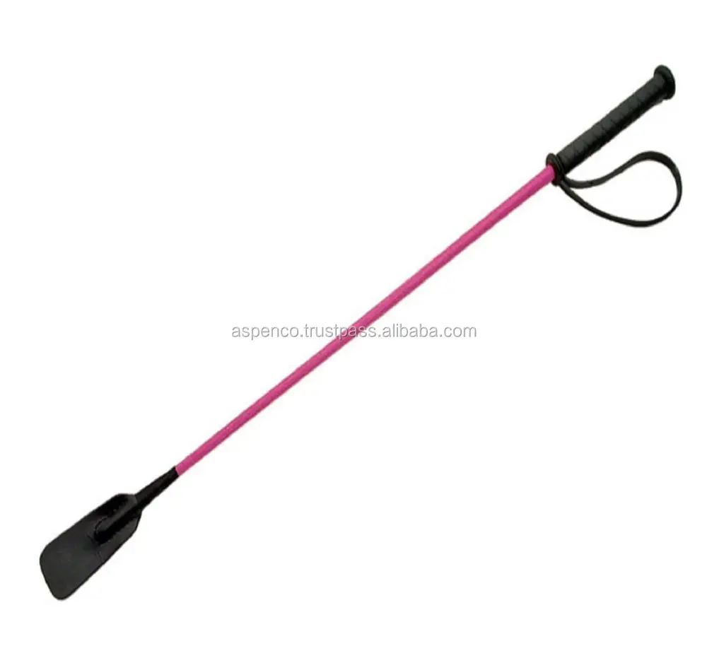 LONG PONY STICK 100CM COLOURED HORSE RIDING SCHOOLING TRAINING CROP WHIP 