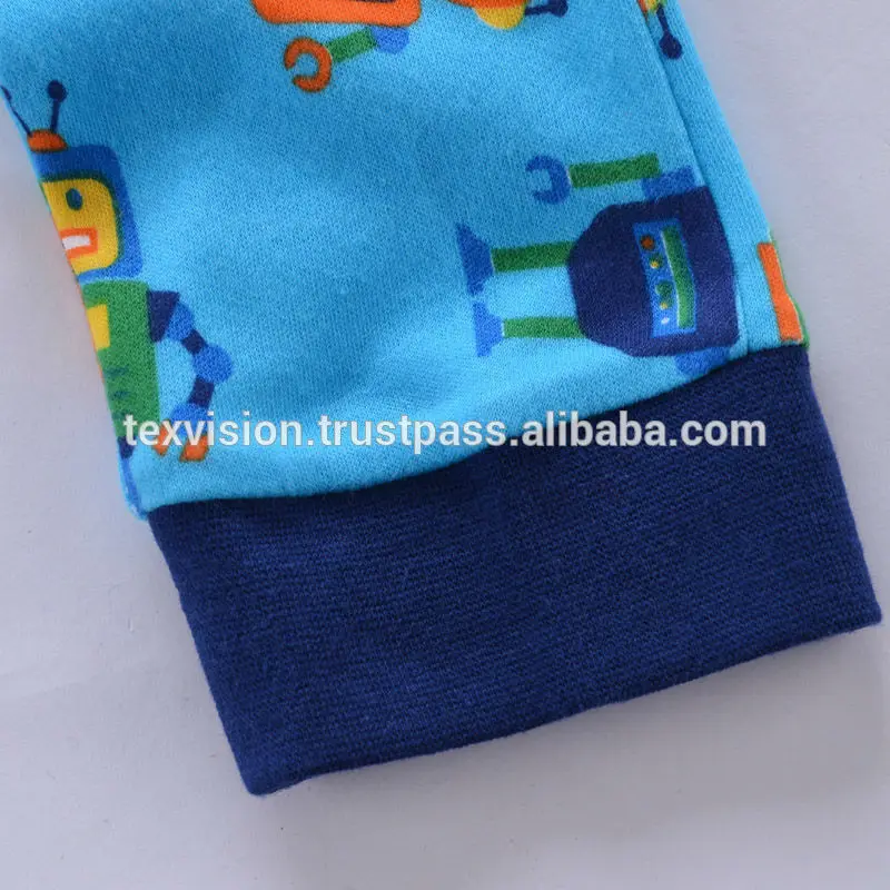 Мультфильм печать мальчиков с длинным рукавом 2 шт. комплект милый ребенок пижамы