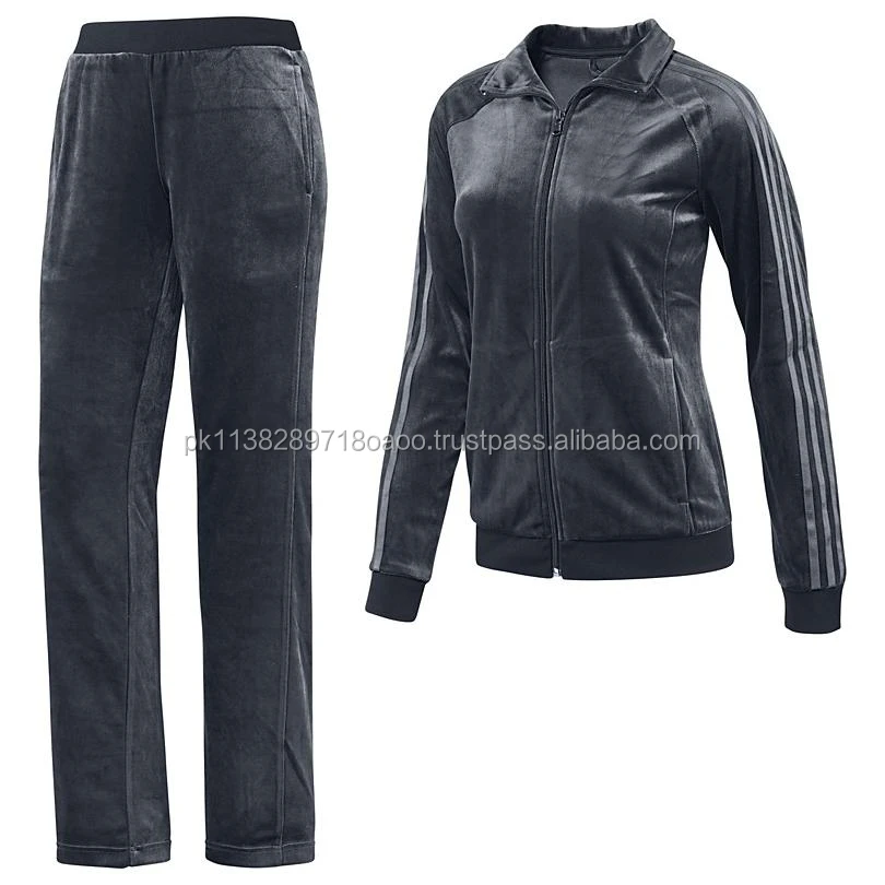 100% Polyester Tracksuits Zipper Workout Suits  Top Quality Tracksuits Custom New Sports Fashion Sports Running Women Track Suit