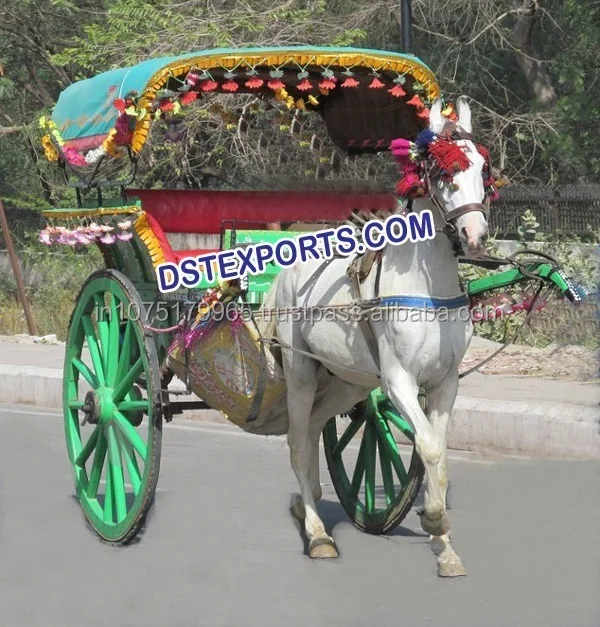 二輪馬車 結婚式＆コンサート用 耐久性のある金属と木製の馬車メーカー