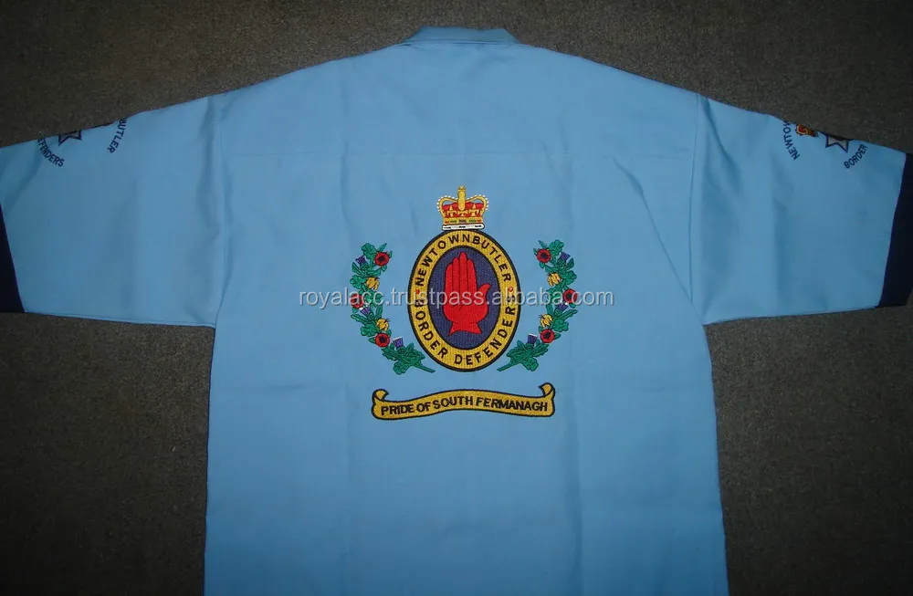 Camisa de banda de marcha para hombre, camisas personalizadas con