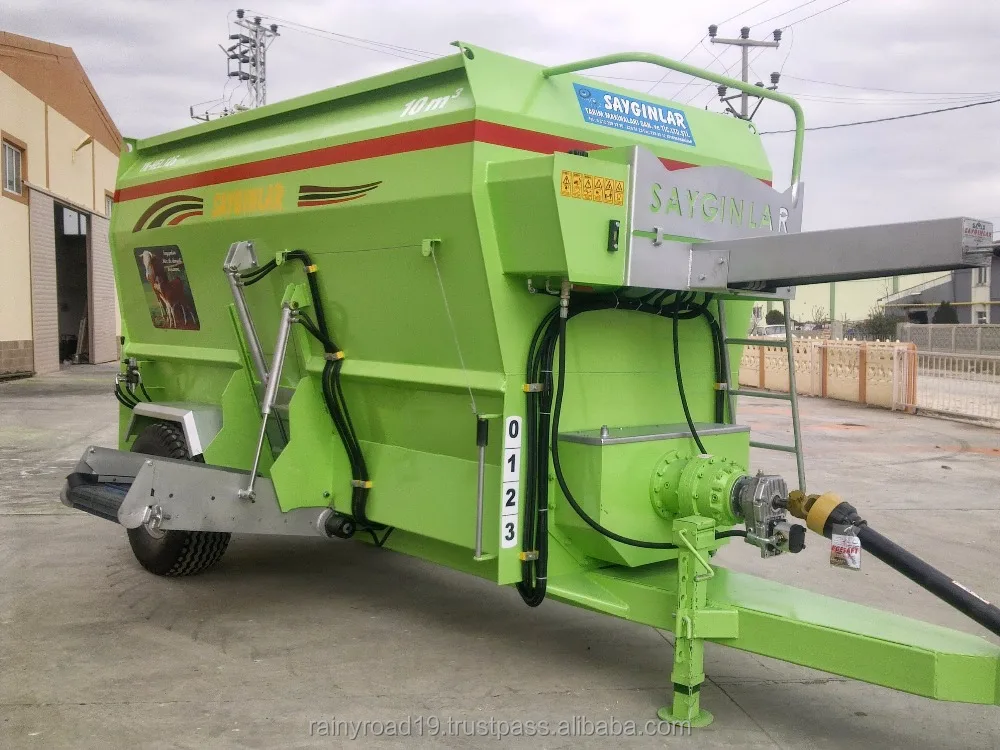 Cattle Feed Mixer Wagon For Sale Horizontal Auger With Digital Loadcell
