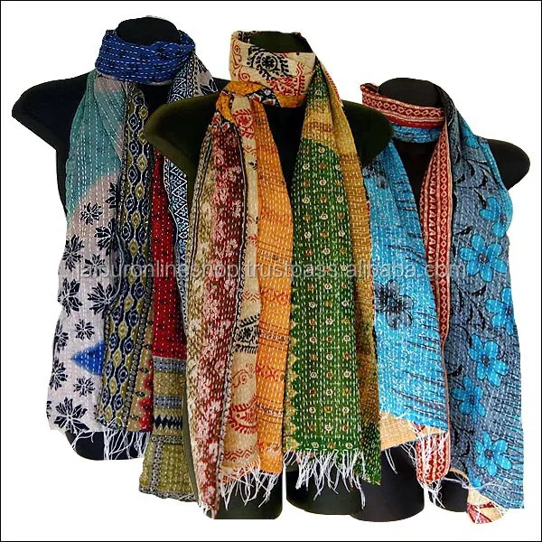 kantha stoles online shop, View indian 