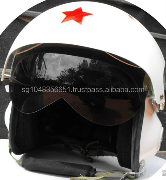 chinese fighter pilot motorcycle helmet Original Cold War Air Force Tk-2 Flying International Military Antiques CHINESE AIR FORCE PILOT HELMET