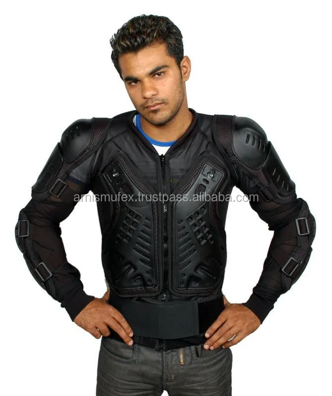 motorcycle jacket with spine protector