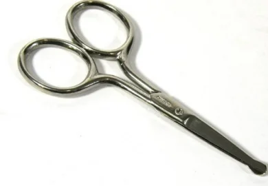 Grooming Safety with Round Tip Scissors - High Quality