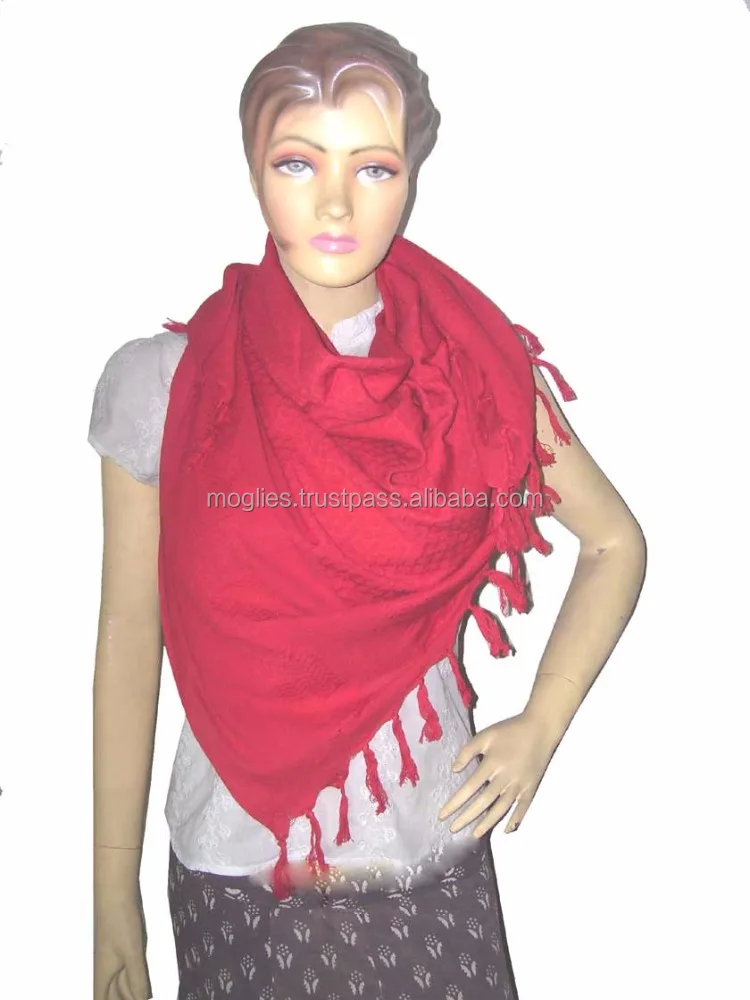 2022 Head Cover Red Shemagh Arab Scarf Tactical Palestinian Keffiyeh ...