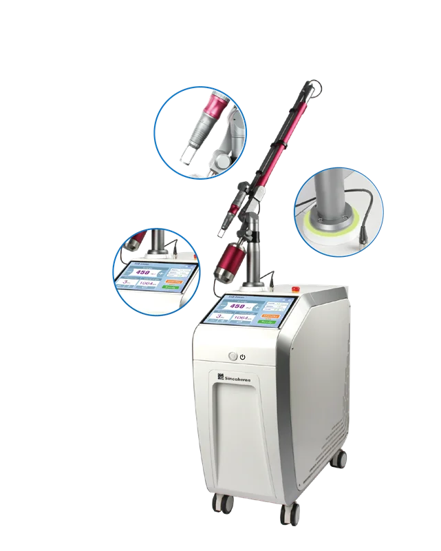 Оборудование для удаления татуировок, лазерный пикосекундный лазер Q-switch для удаления пигментов, заводская цена, Бесплатная тренировка