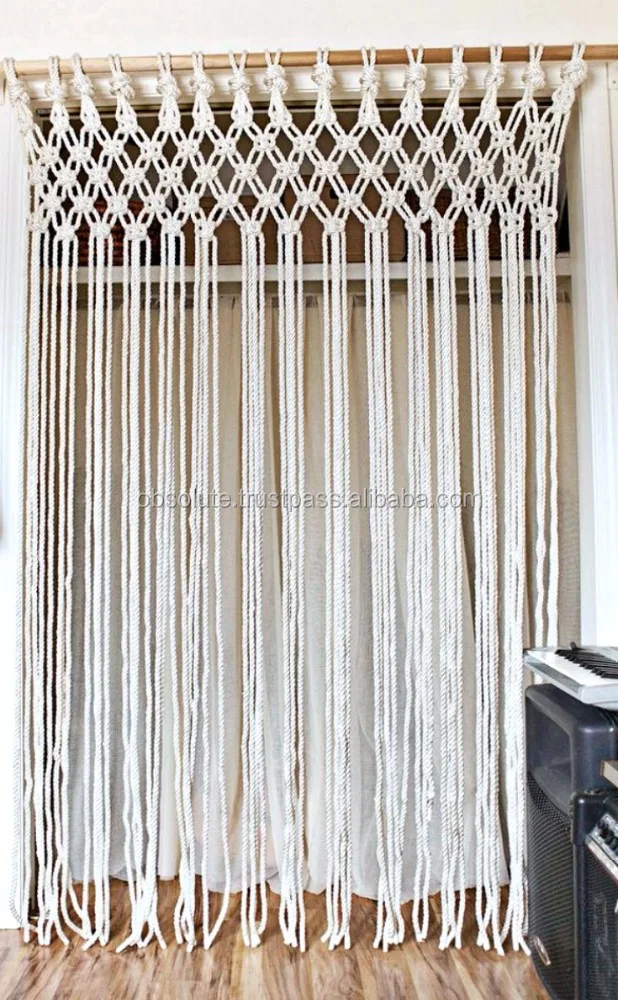 macrame fatto a mano tenda tenda sfondo di nozze